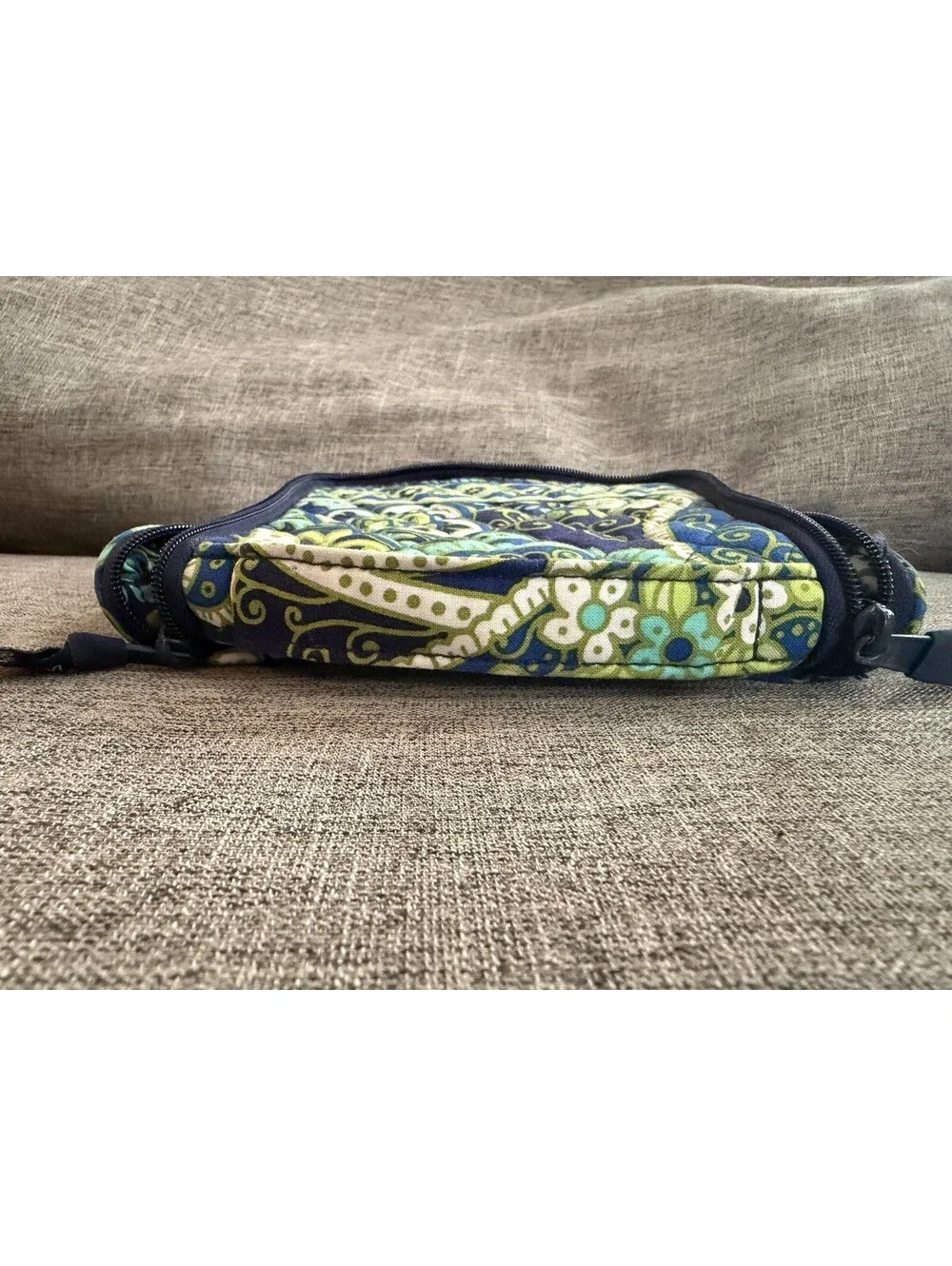 Vera Bradley Mini Hanging Travel Makeup Organizer In Rhythm And Blues